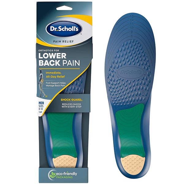 Dr. Scholl's Pain Relief Orthotics Lower Back Pain, Men