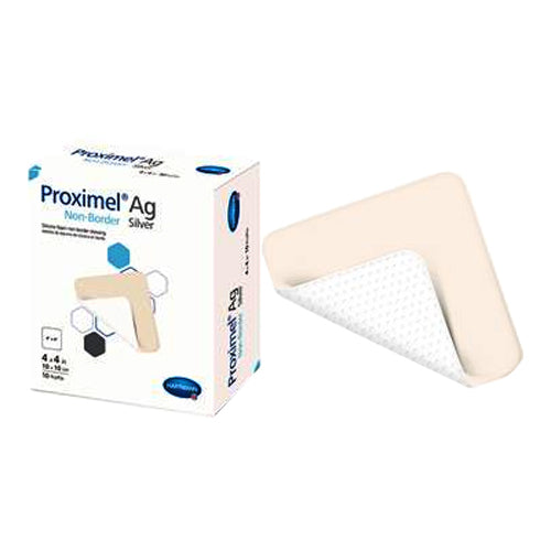 Hartmann-Conco Proximel Ag Silicone Foam Dressing, without Border, Three-Layer