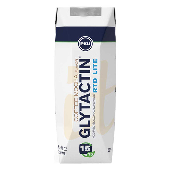 Cambrooke Glytactin RTD Lite 15 Nutritional Formula, Coffee Mocha, 8.5 oz