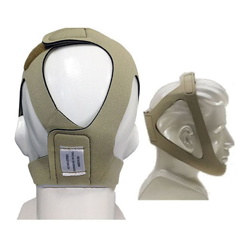 AG Industries Topaz Style Chinstrap, Adjustable, Tan