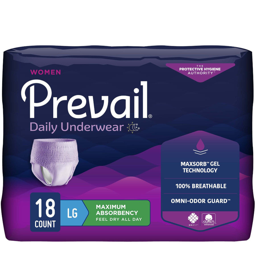 Prevail Maximum Absorbency Incontinence Underwear for Women