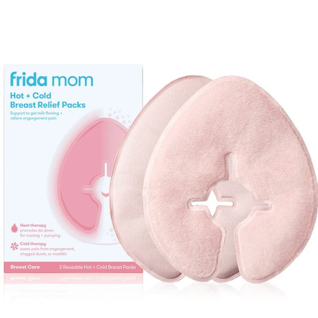 Frida Mom Hot + Cold Reusable Breast Relief Packs, 2 ct