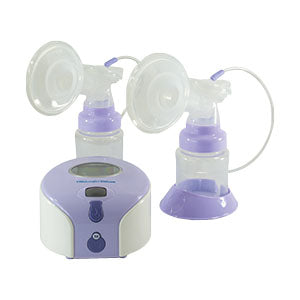 Roscoe Medical Viverity TruComfort Deluxe Double Electric Breast Pump with Manual Pump Option