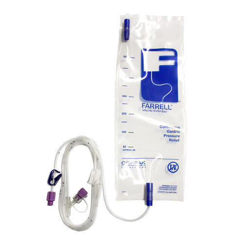 Farrell Valve ENFit Gastric Pressure Relief System
