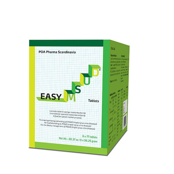 MSUD Easy Tablets, 96.25g, 77 ct