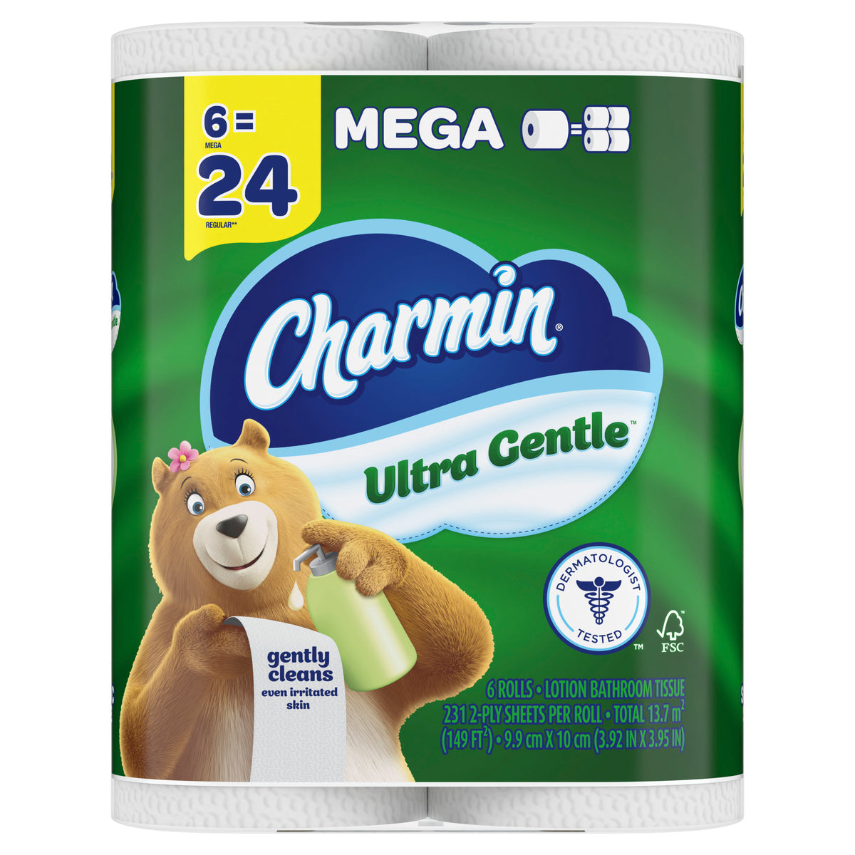 Charmin Ultra Gentle Tissue, 6 rolls