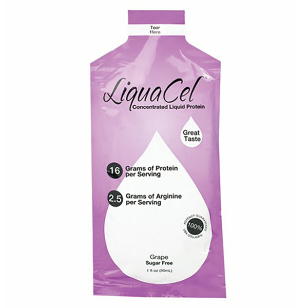 LiquaCel Liquid Protein Supplement, Grape Flavored, 1 oz Packet