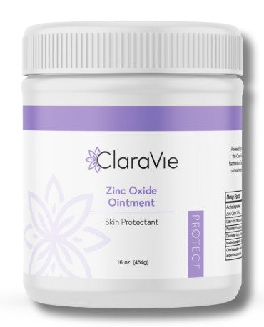 ClaraVie Zinc Oxide Ointment, 16 oz (454g) Jar