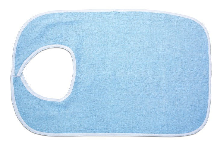Essential Medical Supply Standard Bib, Blue, 18" x 30"