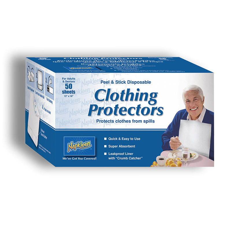 Hermell Naplkleen Disposable Adult Bib, 13" x 18"