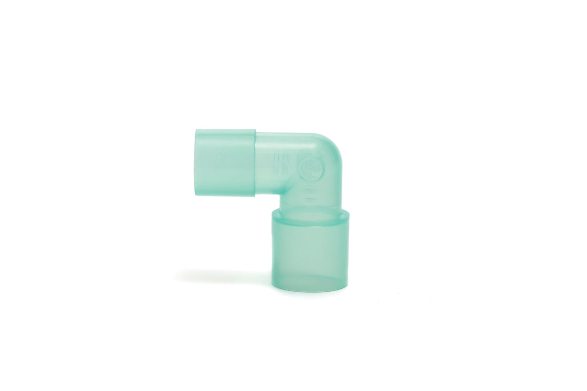 Intersurgical Fixed Elbow, 22mm I.D., 22mm O.D. Base