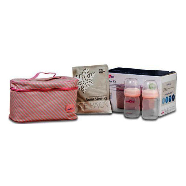 Spectra Breast Milk Cooler, with Ice Pack and Two Bottle