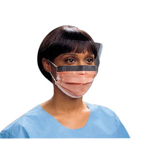 Kimberly-Clark Professional Fluidshield Procedure Mask with Wraparound Visor 25, Fog-Free, Plaet-Style