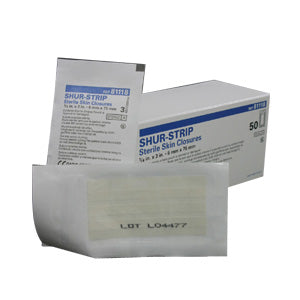 Derma Sciences Shur-Strips Wound Closure Strips, 1/4" x 3"