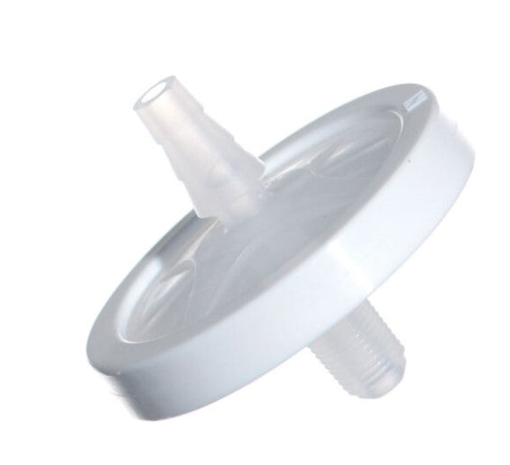 Sunset Healthcare Final Bacteria Filter Suction Inlet, 1/4" to 3/8", Stepped Barbed Outlet, 3/8" Threaded