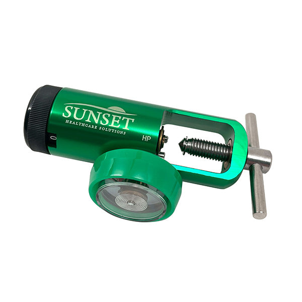 Sunset Healthcare Solutions Mini CGA 870 Style Regulator, 0-4 lpm, Pediatric