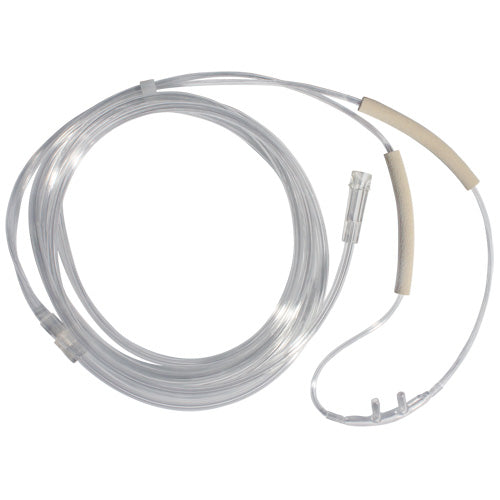Sunset Healthcare Solution Adult Cannula with 7ft Supply Tube with Ear Cushions