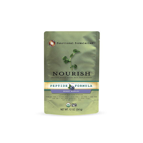 Nourish Peptide Formula, Berry Medley Flavored, 12 oz.