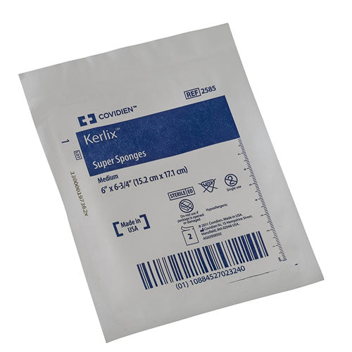Kendall Kerlix Super Sponge 2585 6x6 IN 40 CT