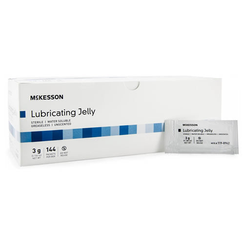 lubricating gel packets Surgilube Lubricating Jelly Foil Packets 3 gram 144/box — Mountainside  Medical