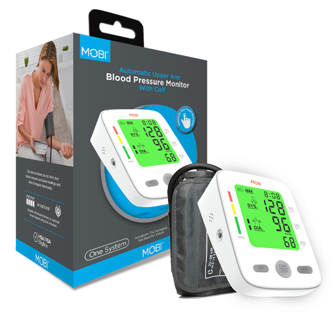 MOBI Technologies, Inc. Automatic Upper Arm Blood Pressure Monitor With Cuff