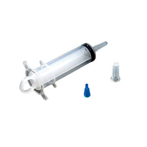 Amsino AMSure Irrigation Syringe with Thumb Control Ring 60cc, Catheter Tip with Protector Cap