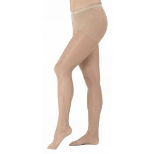 Mediven Sheer and Soft Women's Pantyhose Size 3 Petite, 20 to 30mm Hg Compression, Natural, Closed Toe
