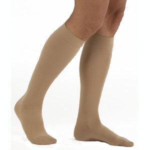 Mediven Comfort Knee High Compression Stockings Size 2, Petite, 30 to 40mm Hg Compression, Natural, Closed Toe, Unisex, Latex-free