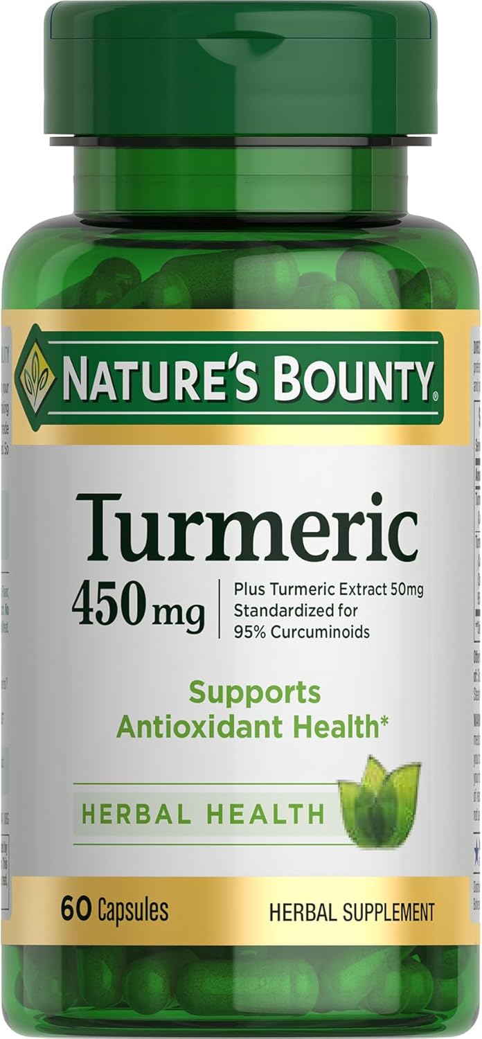 Nature's Bounty Turmeric Capsules, 450 mg, 60 CT