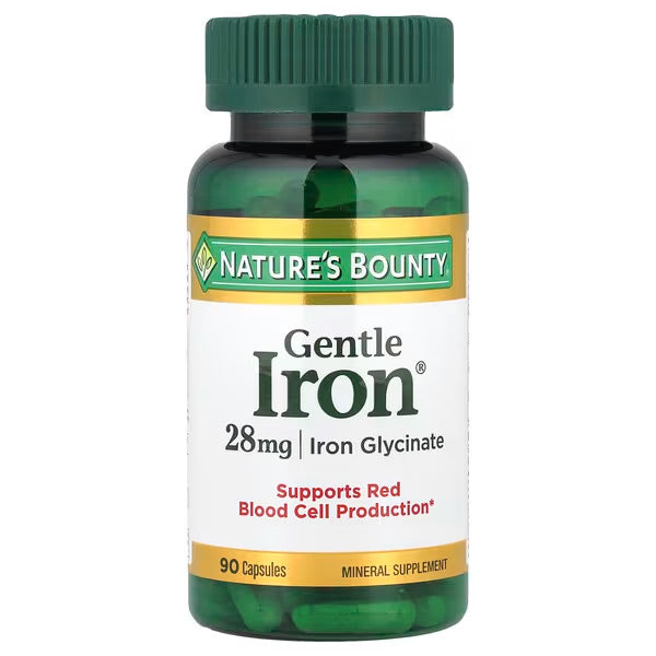 Nature's Bounty Gentle Iron, 28MG, 90 ct