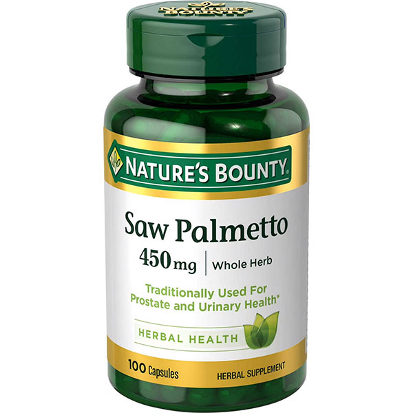 Nature's Bounty Saw Palmetto, 450mg, 100 ct