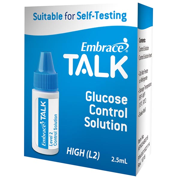 Omnis Health Embrace TALK HI Control Solution, High Flow