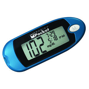 Prodigy Diabetes Care Pocket Blood Glucose Meter Blue