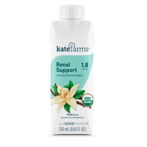Oral Supplement Kate Farms Renal Support 1.8 Vanilla Flavor Liquid