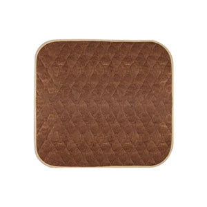 Priva Soff-Quilt Reusable Chair Pad Brown
