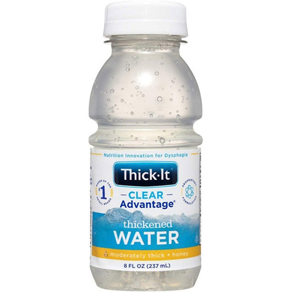 Kent Precision Foods Group Thick-It AquaCareH2O Thickened Water Ready-to-Use Honey Consistency 8 oz, Xanthan-based, Zero Cal, Gluten-free