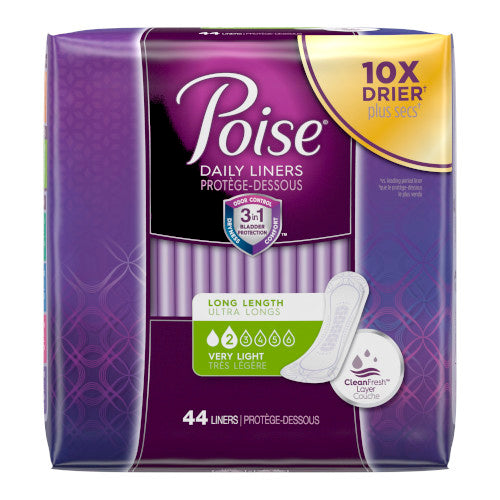 Poise Panty Liner Very Light 19304 Long