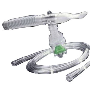 Salter Labs Nebulizer with Thread-Grip, Elastic Strap, Aerosol Mask, 7Ft tubing