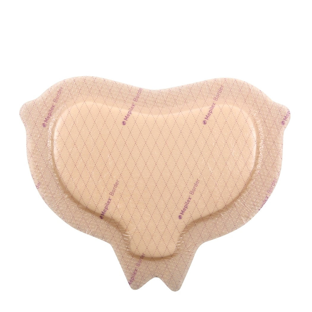 Molnlycke Mepilex Border Sacrum Wound Dressing, 8.7" x 9.8"