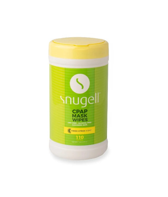 Snugell Citrus Scented CPAP Mask Wipes, 110 ct