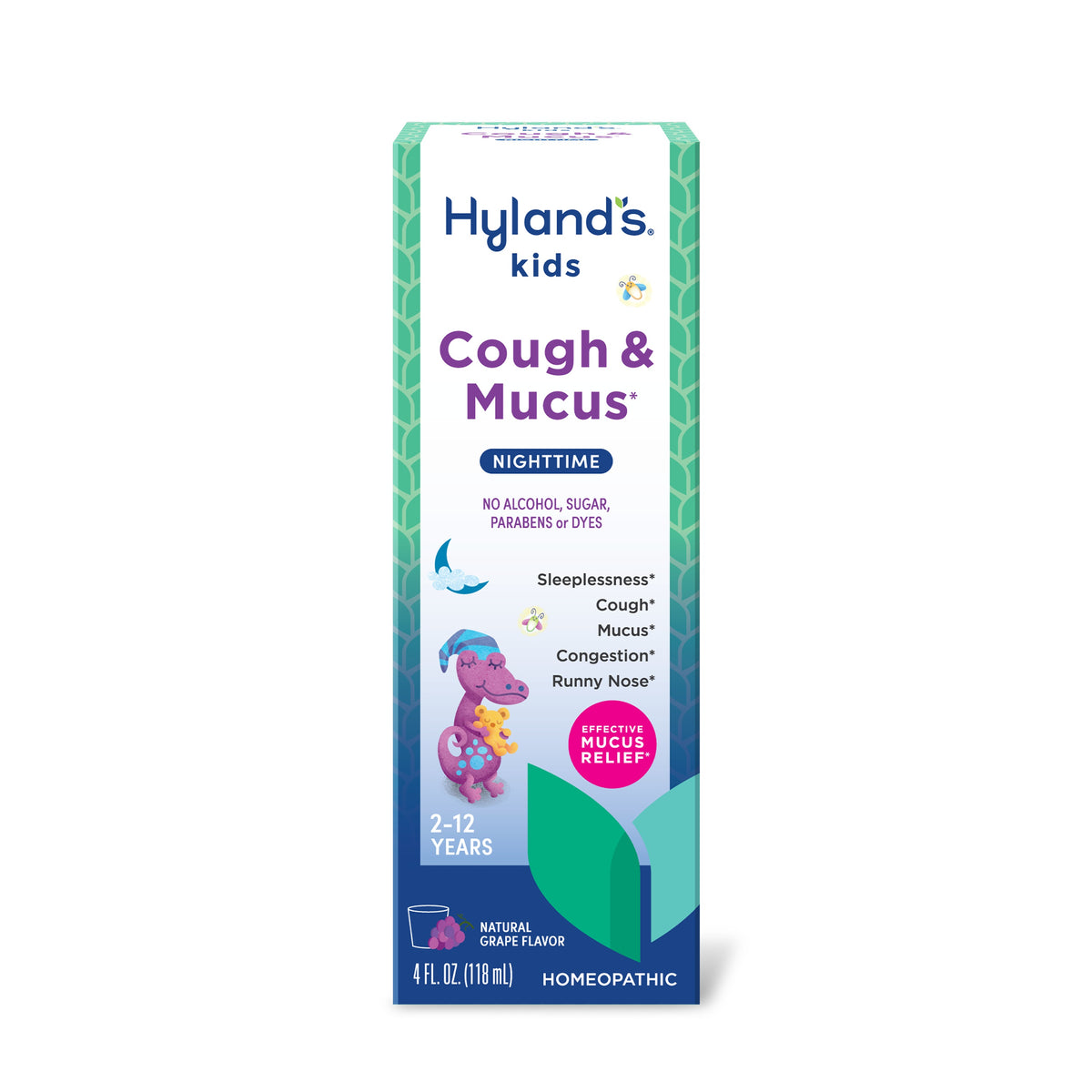 Hyland's Naturals Kids Cough & Mucus Night, 4 oz