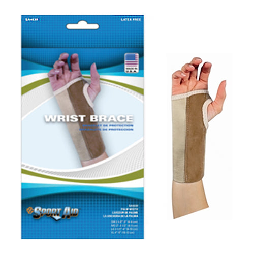 Scott Sport-Aid Wrist Brace, Right, Medium, Beige
