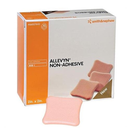 Smith & Nephew Allevyn Sterile Foam Dressing 2x2 Square Non-Adhesive w