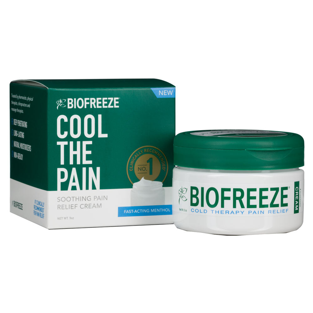 Hygenic Biofreeze Pain Relief Cream, 3 oz Jar
