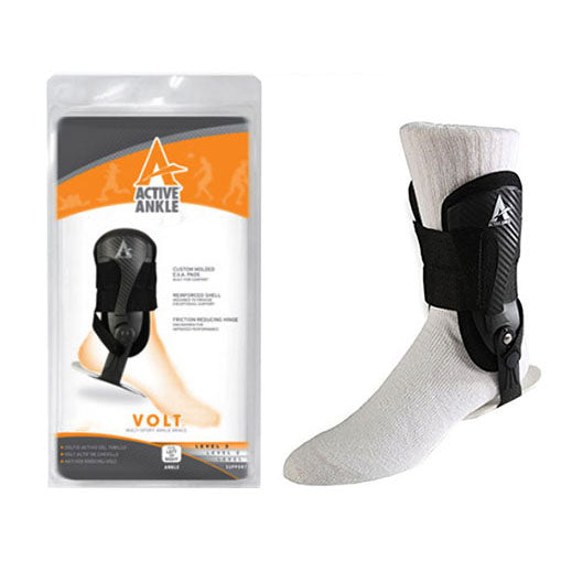 Hygenic Active Ankle VOLT Ankle Brace, Small, Black