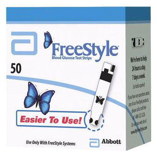 Abbott Laboratories FreeStyle Blood Glucose Test Strip with Coulometry Technology (Retail)