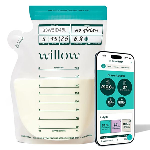 Breast Milk Storage Bags with SmartStash Tracking