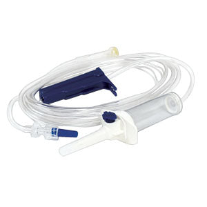 Braun Basic IV Administration Set With Roller and Slide Clamp, 14mL Priming Volume, 79" L