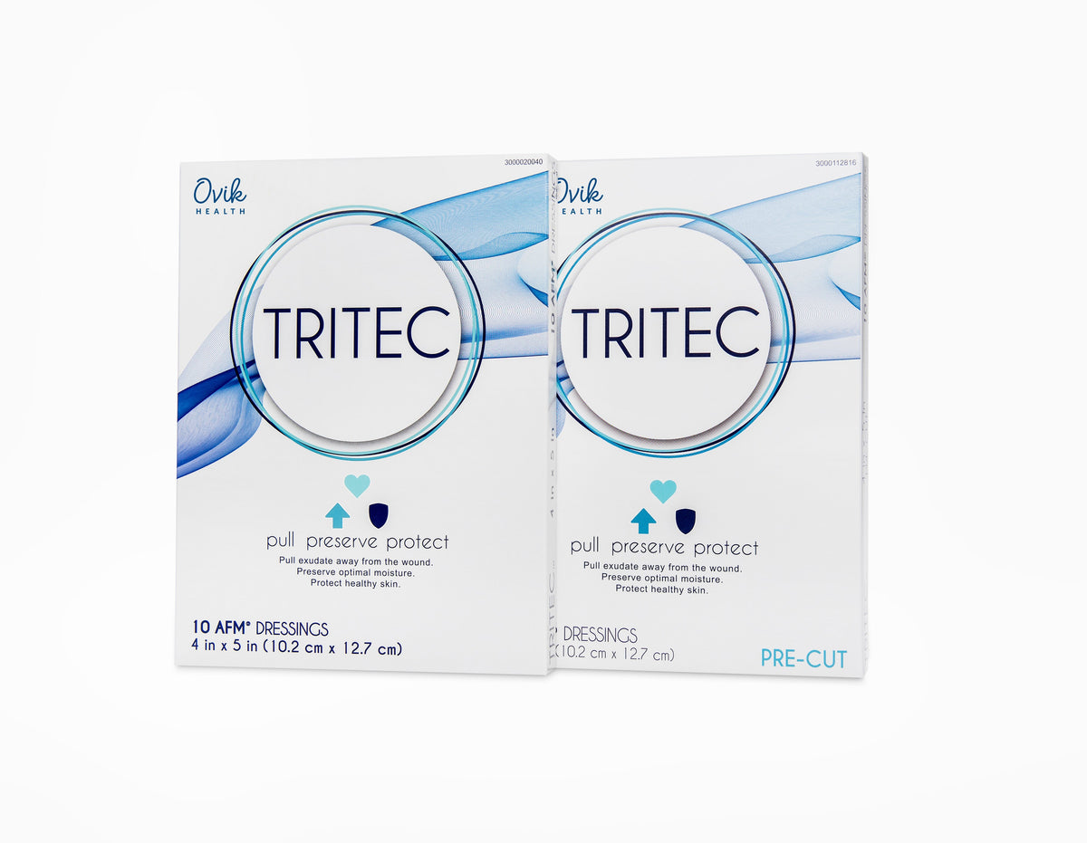 TRITEC Silver Antimicrobial Pre-Cut Dressing, 4" x 5"