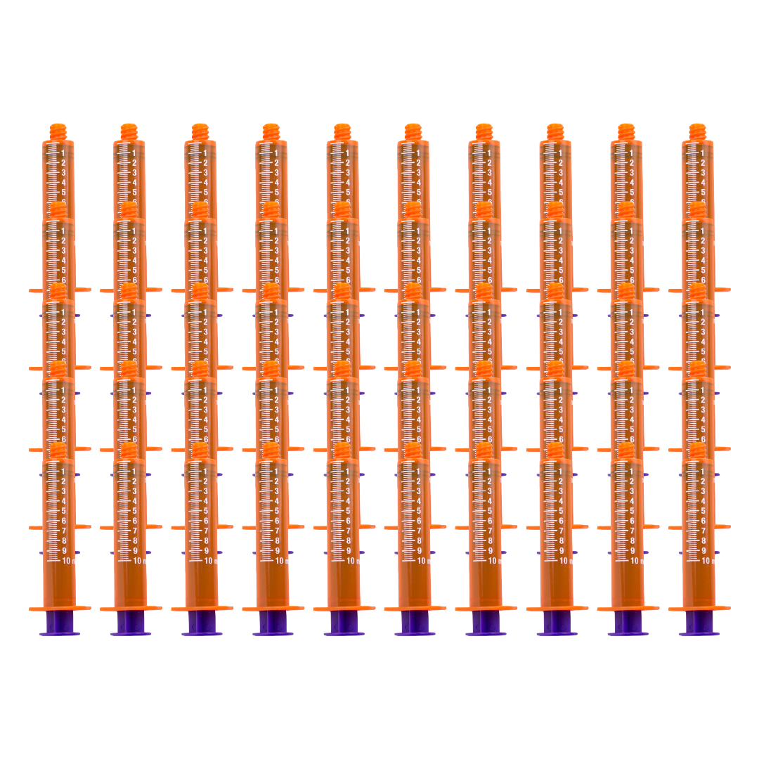 Vesco Medical ENFit Amber Syringes 10ml